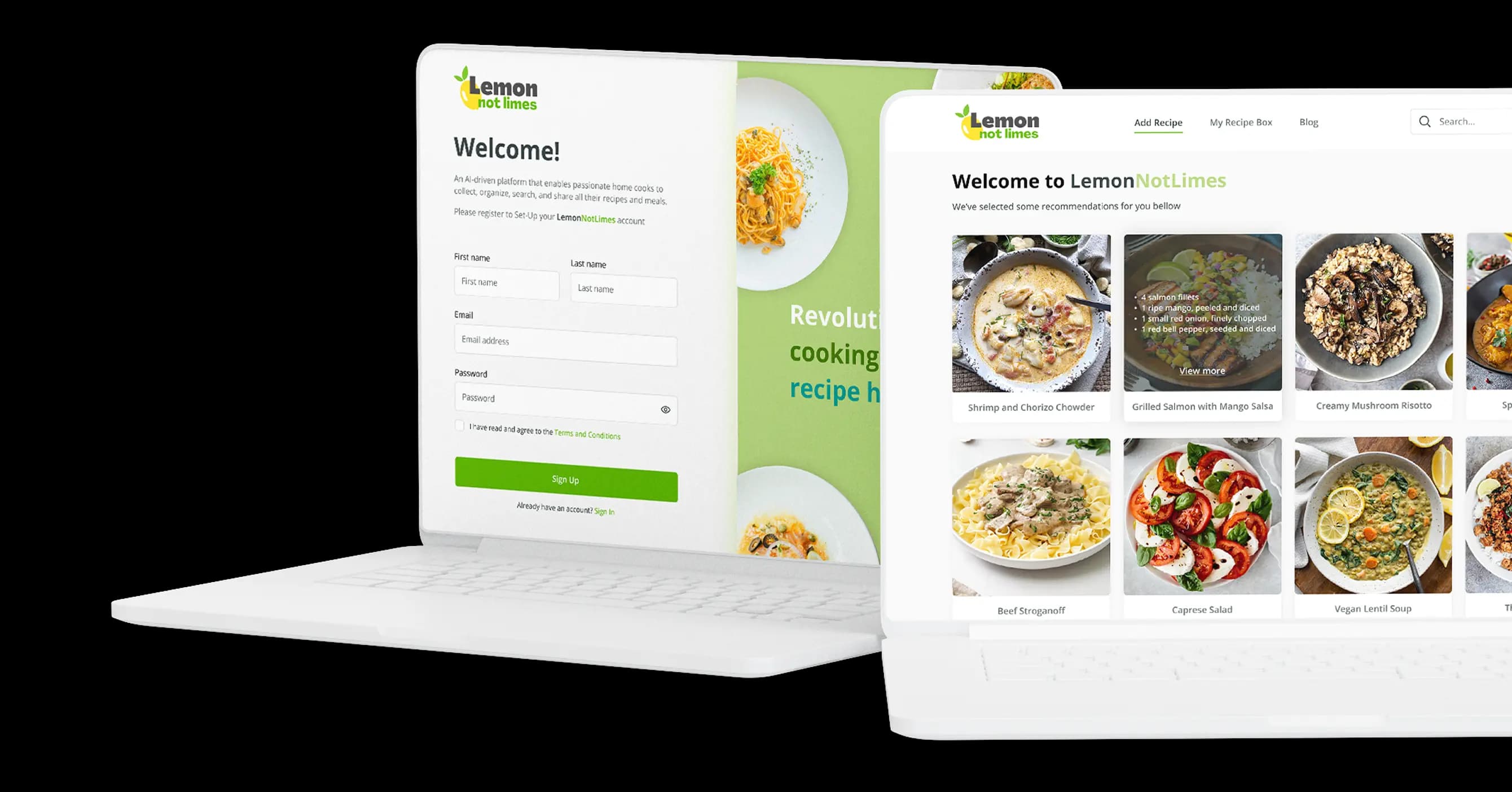 Lemon Not Lime — Turns recipe photos into shareable cards.