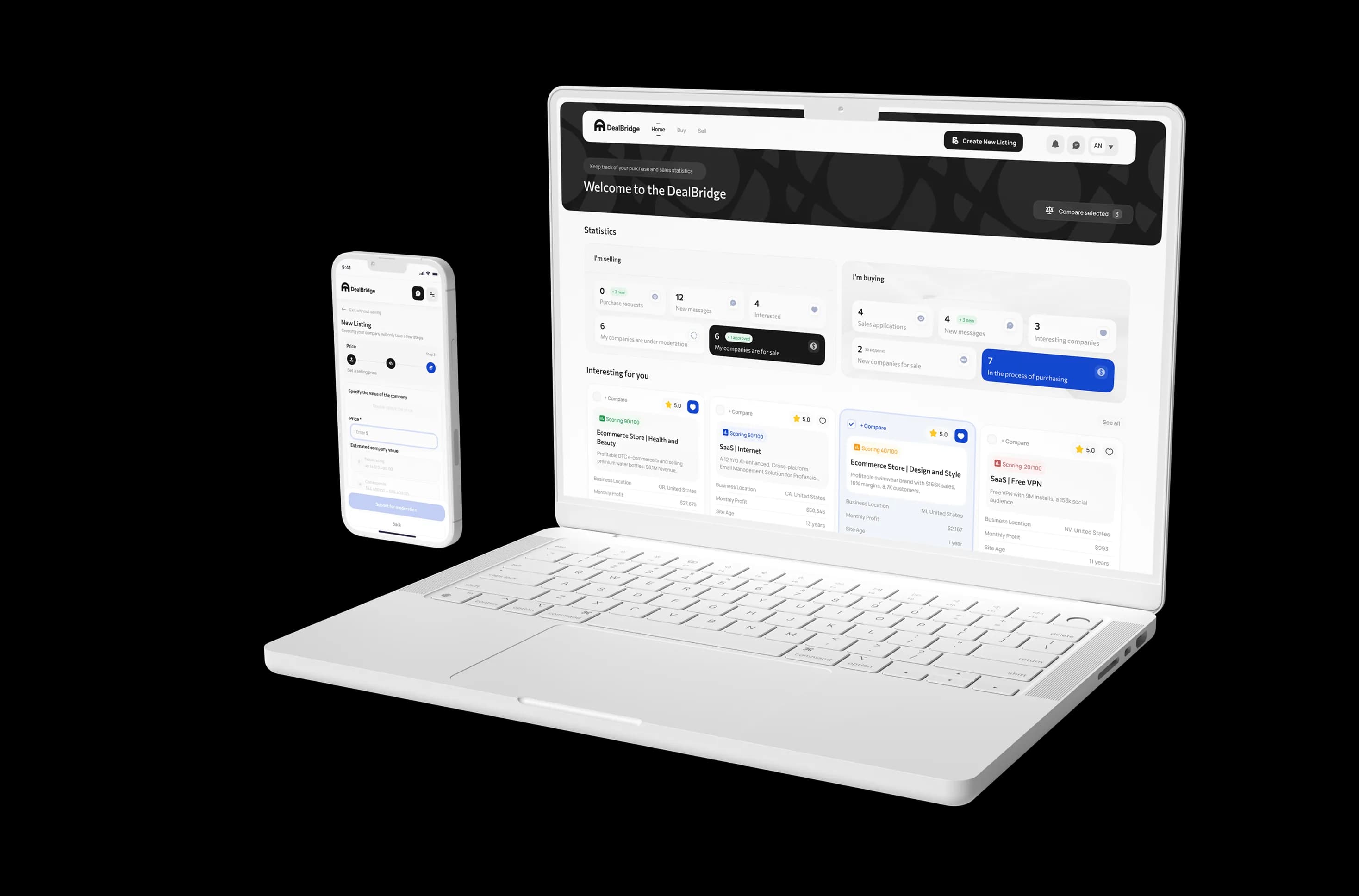 DealBridge — AI-Powered Marketplace for Digital Business Acquisitions